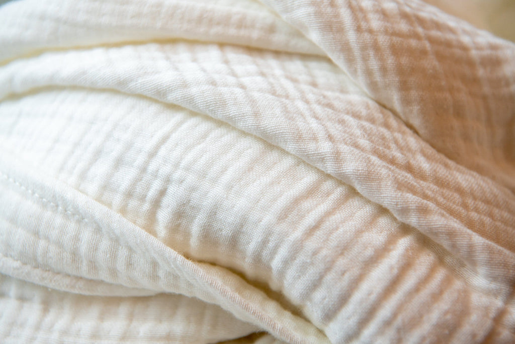 Vanilla White Dreamy Cotton Gauze Robe