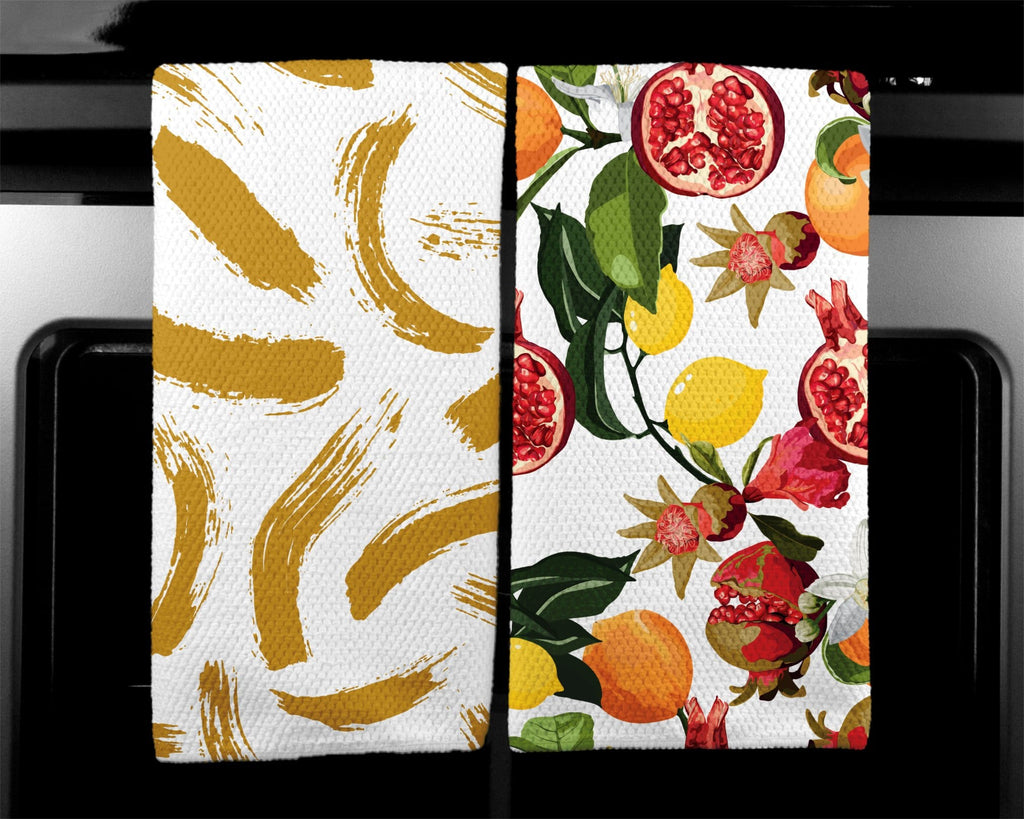 Ochre Matisse Kitchen Tea Towel